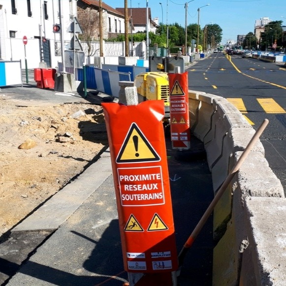 Action de prévention chantier des risques electirques.