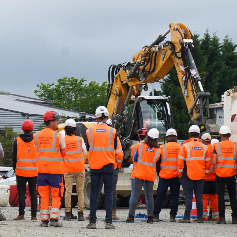 Action prévention chantier btp scenarios d'urgence.